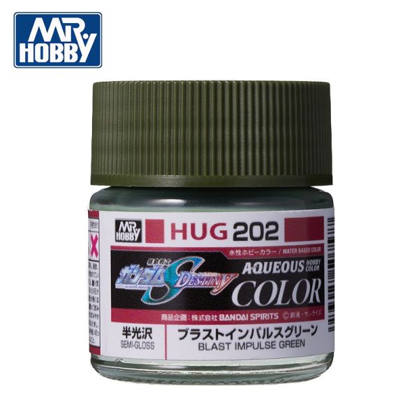 【鋼普拉】現貨 MR.HOBBY 郡氏 GSI 水性漆 半光澤 10ml HUG201 巨劍脈衝鋼彈紅色 HUG202 砲擊型脈衝鋼彈綠色 HUG203 斬擊型幽靈薩克藍 HUG204 砲擊型薩克勇士朱紅 HUG205 瞬發型幽靈薩克淺紫 HUG206 命運鋼彈專用紅色 HUG207 蜜雅･坎貝爾薩克粉紅 HUG208 海涅命運橘色 【鋼普拉】現貨 MR.HOBBY 郡氏 GSI 水性漆 半光澤 10ml HUG201 巨劍脈衝鋼彈紅色 HUG202 砲擊型脈衝鋼彈綠色 HUG203 斬擊型幽靈薩克藍 HUG204 砲擊型薩克勇士朱紅 HUG205 瞬發型幽靈薩克淺紫 HUG206 命運鋼彈專用紅色 HUG207 蜜雅･坎貝爾薩克粉紅 HUG208 海涅命運橘色