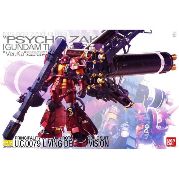 【鋼普拉】現貨 BANDAI《機動戰士鋼彈 : 雷霆宙域戰線》MG 1/100 MS-06R ZAKU II HIGH MOBILITY TYPE PSYCHO ZAKU Ver. Ka 高機動腦波傳導型薩克 II 【鋼普拉】BANDAI《機動戰士鋼彈 : 雷霆宙域戰線》MG 1/100 MS-06R ZAKU II HIGH MOBILITY TYPE PSYCHO ZAKU Ver. Ka 高機動腦波傳導型薩克 II