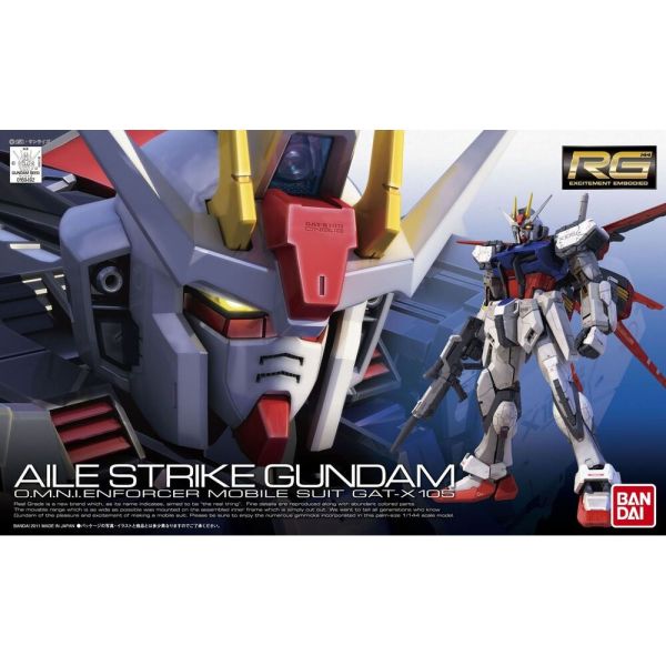 【鋼普拉】現貨 BANDAI《機動戰士鋼彈SEED》RG 1/144 #03 GAT-X105+AQM/E-X01 AILE STRIKE GUNDAM 翔翼攻擊鋼彈 【鋼普拉】BANDAI《機動戰士鋼彈SEED》RG 1/144 #03 GAT-X105+AQM/E-X01 AILE STRIKE GUNDAM 翔翼攻擊鋼彈