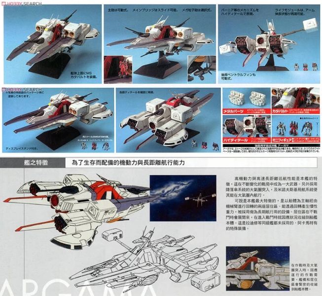 【鋼普拉】【鋼普拉】BANDAI《機動戰士Z鋼彈》EX #18 1/1700 MOBILE SHIP ARGAMA 阿卡馬 【鋼普拉】BANDAI《機動戰士Z鋼彈》EX #18 1/1700 MOBILE SHIP ARGAMA 阿卡馬