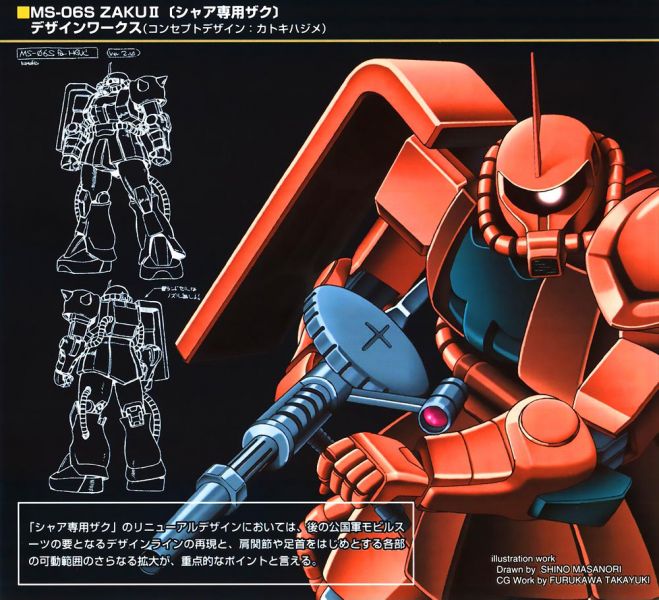 【鋼普拉】現貨 BANDAI《機動戰士鋼彈》HGUC 1/144 #032 MS-06S ZAKU II 夏亞專用 紅色彗星 三倍速 紅薩克 II 【鋼普拉】BANDAI《機動戰士鋼彈》HGUC 1/144 #032 MS-06S ZAKU II 夏亞專用 紅色彗星 三倍速 紅薩克 II
