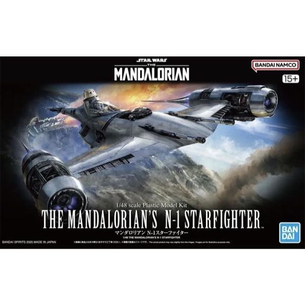【鋼普拉】現貨 BANDAI STAR WARS 星際大戰 1/48 曼達洛人 N-1 星際戰鬥機 含支架 組裝模型 【鋼普拉】現貨 BANDAI STAR WARS 星際大戰 1/48 曼達洛人 N-1 星際戰鬥機 含支架 組裝模型