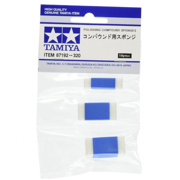 【鋼普拉】現貨 田宮 TAMIYA 87192 精密研磨拋光海綿 3枚入 研磨海綿 海綿砂紙 鋼彈 模型 打磨 美工 【鋼普拉】現貨 田宮 TAMIYA 87192 精密研磨拋光海綿 3枚入 研磨海綿 海綿砂紙 鋼彈 模型 打磨 美工