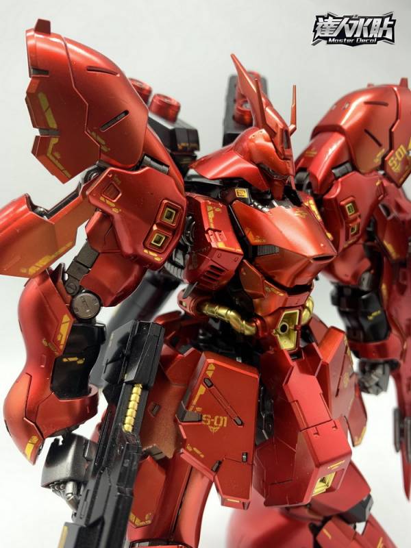 大林水貼 燙金 RG 沙薩比 SAZABI 專用水貼 DL-RG31 鋼彈 【鋼普拉】大林水貼 燙金 RG 沙薩比 SAZABI 專用水貼 DL-RG31 鋼彈