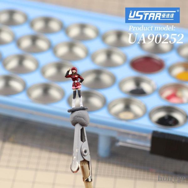 【鋼普拉】現貨 USTAR 優速達 UA90252 模型工具 模型筆塗套裝 筆塗 手塗 調色皿 面相筆 收納盒 調色盤 【鋼普拉】USTAR 優速達 UA90252 模型工具 模型筆塗套裝 筆塗 手塗 調色皿 面相筆 收納盒 調色盤