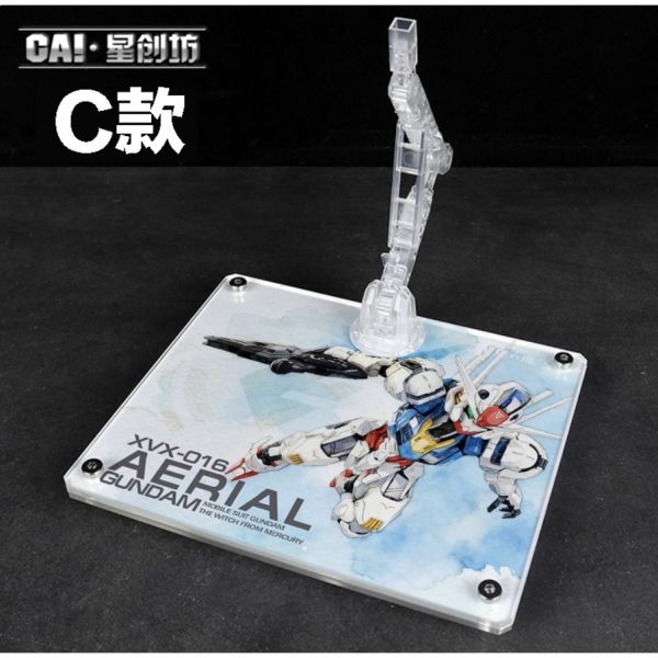 【鋼普拉】星創坊 MGSD HG RG 1/144 地台 水星的魔女 風靈 AERIAL 展示台 支架 可動支架 【鋼普拉】星創坊 MGSD HG RG 1/144 地台 水星的魔女 風靈 AERIAL 展示台 支架 可動支架