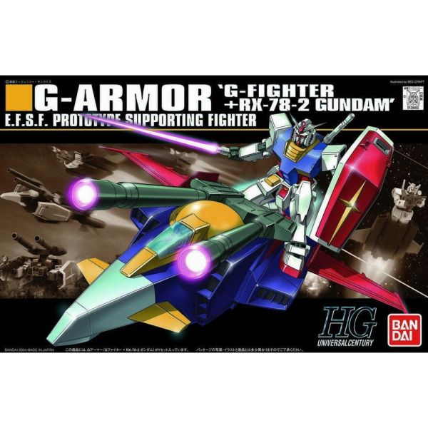 【鋼普拉】BANDAI HGUC 1/144 #050 G-ARMOR RX-78-2 GUNDAM 初鋼 G裝甲戰機 【鋼普拉】BANDAI HGUC 1/144 #050 G-ARMOR RX-78-2 GUNDAM 初鋼 G裝甲戰機