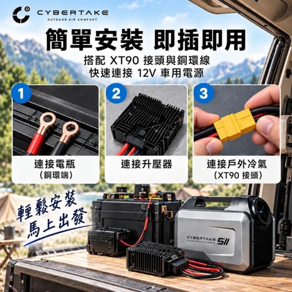 【eYe攝影】現貨 Cybertake 12V轉48V 升壓器 600W S1 S2 Pro 行動冷氣專用 車用鉛酸電池 【eYe攝影】現貨 Cybertake 12V轉48V 升壓器 600W S1 S2 Pro 行動冷氣專用 車用鉛酸電池