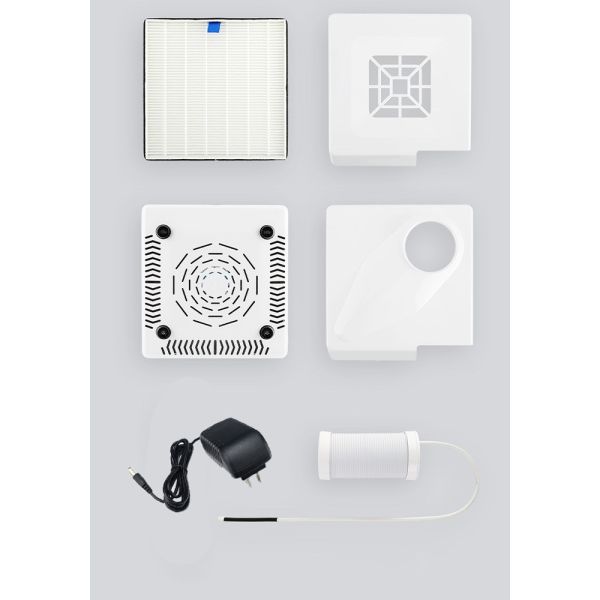 【鋼普拉】新款現貨 附LED照明 粉塵收集器 模型抽風箱 打磨吸塵器 桌上型清淨機 集塵箱 研磨 拋光 牙科 美甲 齒模 【鋼普拉】現貨 桌面粉塵收集器 可兩用 附LED照明 模型抽風箱 排風扇 打磨吸塵器 桌上型清淨機 集塵箱 研磨 拋光
