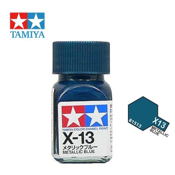 【鋼普拉】現貨 田宫模型漆 TAMIYA X13 X-13 油性漆 金屬藍 亮光 琺瑯漆 油性法瑯漆 模型漆 10ml 【鋼普拉】現貨 田宫模型漆 TAMIYA X13 X-13 油性漆 金屬藍 亮光 琺瑯漆 油性法瑯漆 模型漆 10ml