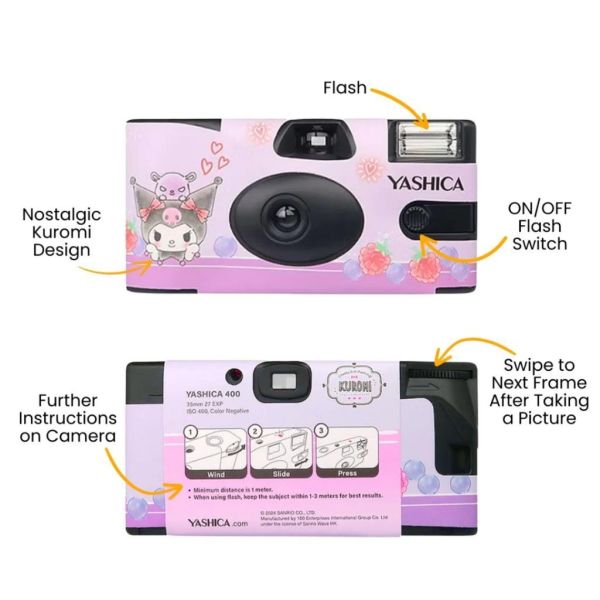 【eYe攝影】現貨 卡通聯名款 YASHICA Kitty 史努比 庫洛米 35mm 即可拍 底片相機 一次性 拋棄式 【eYe攝影】現貨 卡通聯名款 YASHICA Kitty 史努比 庫洛米 35mm 即可拍 底片相機 一次性 拋棄式