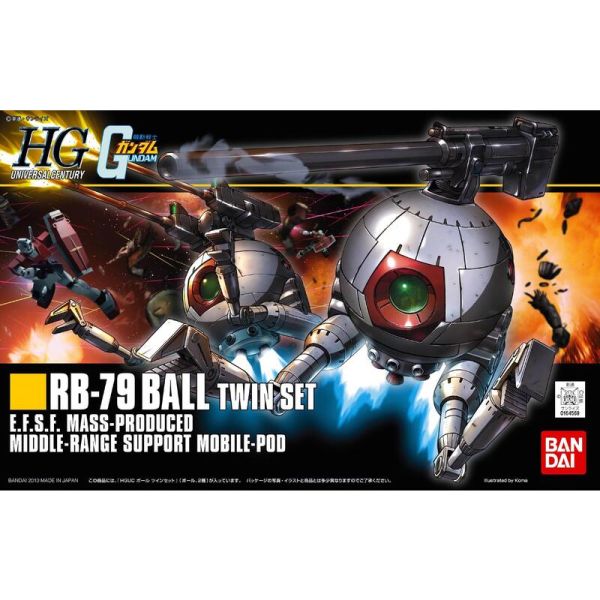 【鋼普拉】現貨 BANDAI《機動戰士鋼彈》HGUC 1/144 #114 RB-79 BALL TWIN SET 球艇 (鋼球2入組) 【鋼普拉】BANDAI《機動戰士鋼彈》HGUC 1/144 #114 RB-79 BALL TWIN SET 球艇 (鋼球2入組)