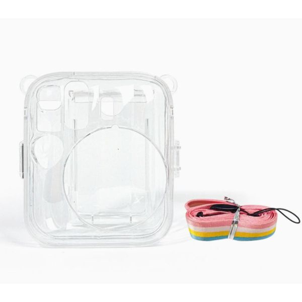 【eYe攝影】現貨 CAIUL 拍立得相機殼 透明 保護殼 mini 13 相機包 相片盒 背包 附背帶 水晶殼 自拍鏡 【eYe攝影】現貨 CAIUL 拍立得相機殼 透明 保護殼 mini 13 相機包 相片盒 背包 附背帶 水晶殼 自拍鏡