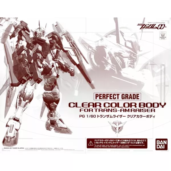 【鋼普拉】現貨 PG 1/60 00R 發動版 CLEAR COLOR FOR TRANS-AM RAISER 透明套件 【鋼普拉】現貨 PG 1/60 00R 發動版 CLEAR COLOR FOR TRANS-AM RAISER 透明套件