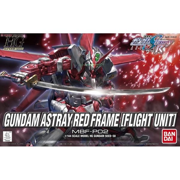 【鋼普拉】現貨 BANDAI 鋼彈SEED HG 1/144 #58 MBF-P02 GUNDAM ASTRAY RED FRAME 紅異端鋼彈 + 飛行裝備 【鋼普拉】現貨 BANDAI 鋼彈SEED HG 1/144 #58 MBF-P02 GUNDAM ASTRAY RED FRAME 紅異端鋼彈 + 飛行裝備