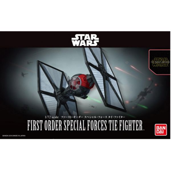 【鋼普拉】BANDAI 星際大戰 原力覺醒  STAR WARS 1/72 FIRST ORDER TIE FIGHTER 鈦戰機 【鋼普拉】BANDAI 星際大戰 原力覺醒  STAR WARS 1/72 FIRST ORDER TIE FIGHTER 鈦戰機