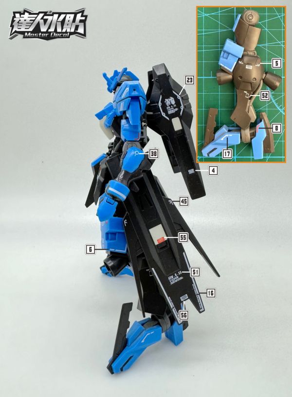 【鋼普拉】現貨 大林水貼 螢光版 鐵血的孤兒 HG 1/144 #027 GUNDAM VIDAR 殘命鋼彈 【鋼普拉】現貨 大林水貼 螢光版 鐵血的孤兒 HG 1/144 #027 GUNDAM VIDAR 殘命鋼彈