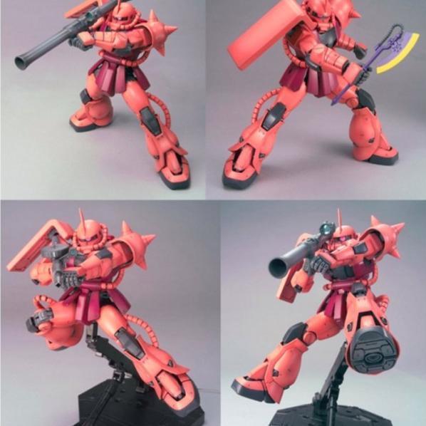 【鋼普拉】現貨 BANDAI 2盒套組 MG 1/100 紅薩克 II 夏亞 + HI-ZACK 高性能薩克 綠薩克 【鋼普拉】現貨 BANDAI 2盒套組 MG 1/100 紅薩克 II 夏亞 + HI-ZACK 高性能薩克 綠薩克
