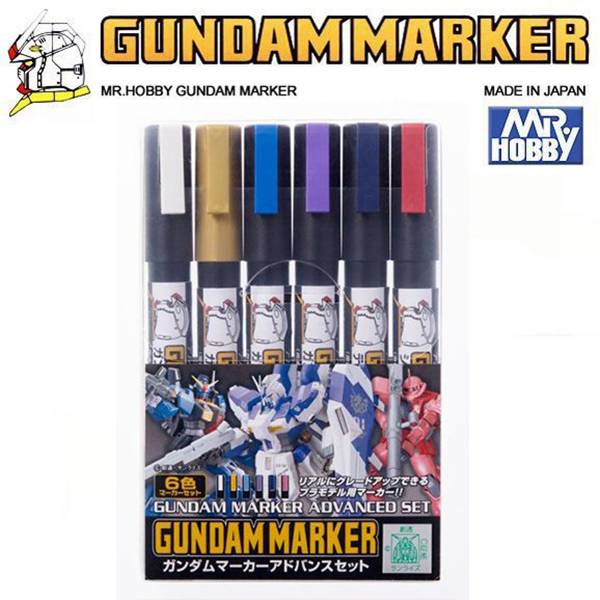 【鋼普拉】MR.HOBBY 郡氏 GSI 鋼彈麥克筆 GUNDAM MARKER 6色 GMS124 海牛 薩克 【鋼普拉】MR.HOBBY 郡氏 GSI 鋼彈麥克筆 GUNDAM MARKER 6色 GMS124 海牛 薩克