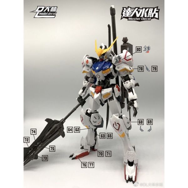 【鋼普拉】大林水貼 鋼彈水貼 鐵血的孤兒 MG 1/100 BARBATOS 巴爾巴托斯 獵魔鋼彈 模型水貼 水貼紙 【鋼普拉】大林水貼 鋼彈水貼 鐵血的孤兒 MG 1/100 BARBATOS 巴爾巴托斯 獵魔鋼彈 模型水貼 水貼紙