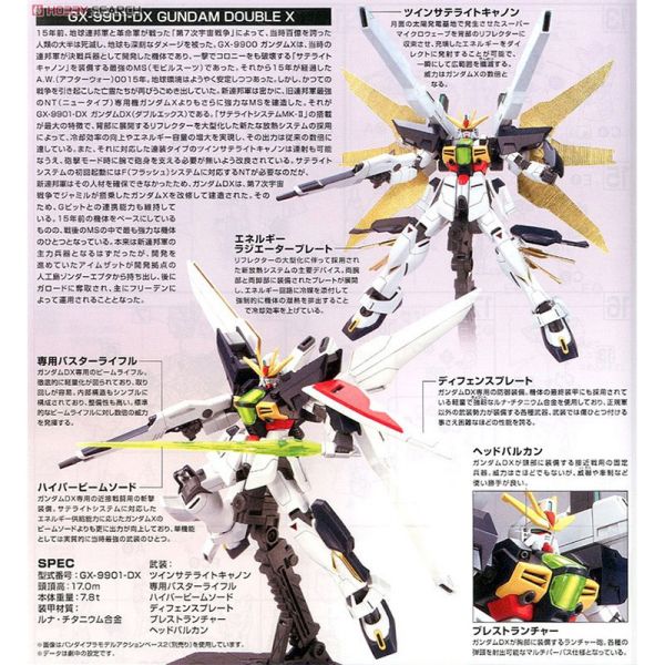 【鋼普拉】現貨 BANDAI 鋼彈X HGAW 1/144 #163 GUNDAM DOUBLE X 鋼彈DX 雙X 【鋼普拉】現貨 BANDAI 鋼彈X HGAW 1/144 #163 GUNDAM DOUBLE X 鋼彈DX 雙X