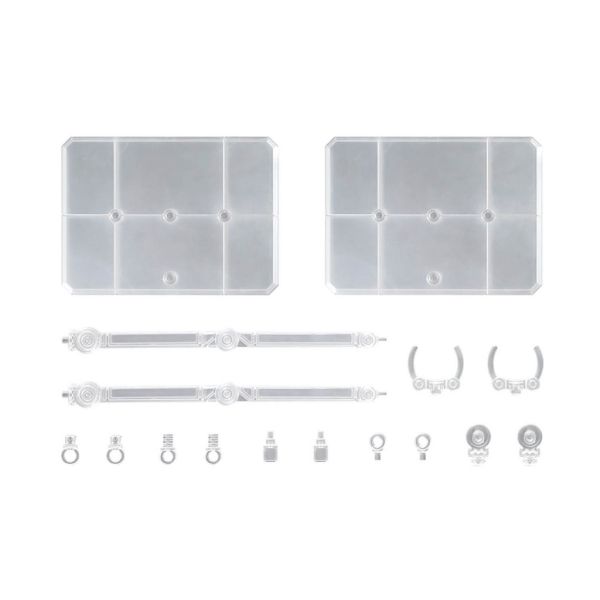 【鋼普拉】BANDAI 鋼彈模型 HG GQuuuuuuX 1/144 Action Base 7 透明 專用支架 2入 【鋼普拉】BANDAI 鋼彈模型 HG GQuuuuuuX 1/144 Action Base 7 透明 專用支架 2入