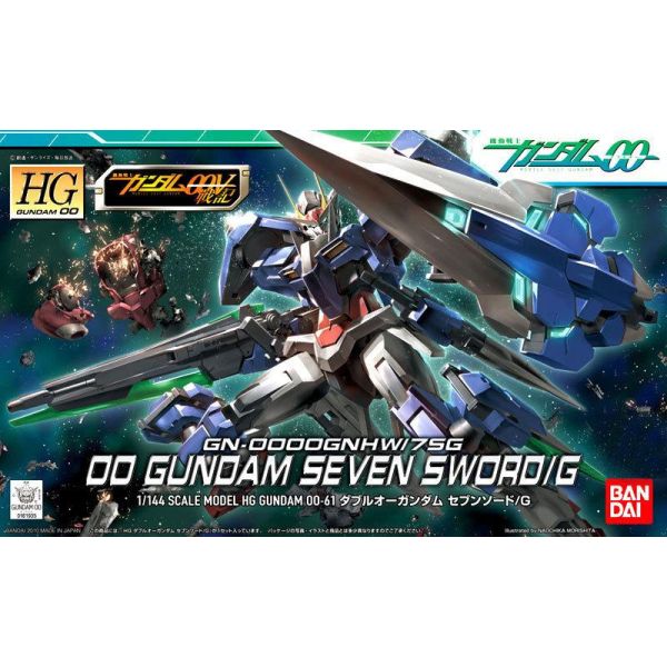 【鋼普拉】BANDAI《機動戰士鋼彈00V戰記》HG 1/144 #61 GN-0000GNHW/7SG 00 GUNDAM SEVEN SWORD/G 七劍能天使鋼彈 【鋼普拉】BANDAI《機動戰士鋼彈00V戰記》HG 1/144 #61 GN-0000GNHW/7SG 00 GUNDAM SEVEN SWORD/G 七劍能天使鋼彈