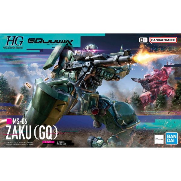 【鋼普拉】現貨 萬代 BANDAI 機動戰士鋼彈 HG 1/144 GQ #10 GQuuuuuuX ZAKU 綠色薩克 【鋼普拉】現貨 萬代 BANDAI 機動戰士鋼彈 HG 1/144 GQ #10 GQuuuuuuX ZAKU 綠色薩克
