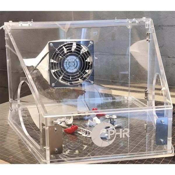 【鋼普拉】現貨 含LED燈 模型工作台 桌上型 壓克力 抽風箱 防塵箱 展示台 素組 打磨 拋光 組裝 粉塵 集塵箱 【鋼普拉】現貨 含LED燈 模型工作台 桌上型 壓克力 抽風箱 防塵箱 展示台 素組 打磨 拋光 組裝 粉塵 集塵箱