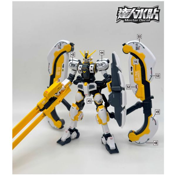 【鋼普拉】現貨 大林水貼 螢光水貼 雷霆宙域戰線 HG 1/144 RX-78AL ATLAS GUNDAM 擎天神鋼彈 【鋼普拉】現貨 大林水貼 螢光水貼 雷霆宙域戰線 HG 1/144 RX-78AL ATLAS GUNDAM 擎天神鋼彈