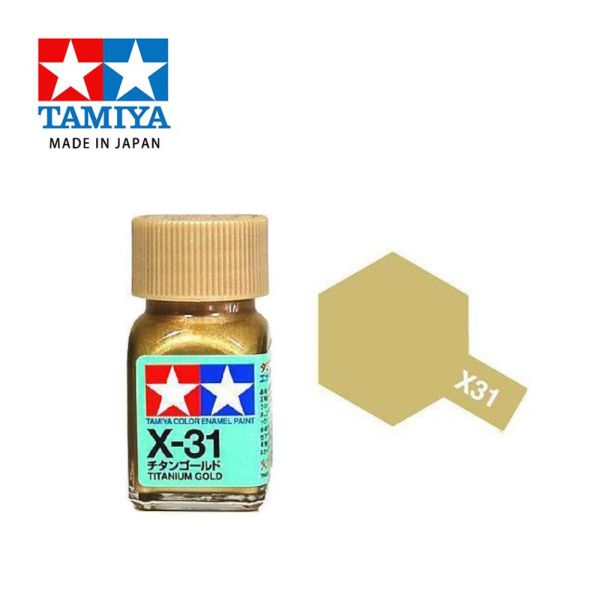 【鋼普拉】現貨 田宫模型漆 TAMIYA 80031 X-31 X31 模型專用 油性漆 油性法瑯漆 鈦金色 10ml 【鋼普拉】現貨 田宫模型漆 TAMIYA 80031 X-31 X31 模型專用 油性漆 油性法瑯漆 鈦金色 10ml