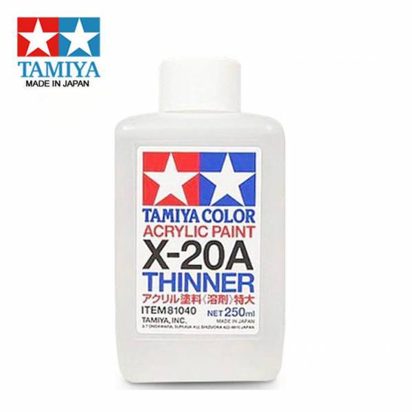 【鋼普拉】TAMIYA 田宮 模型專用 81040 X-20A X20A 水性漆專用溶劑 模型漆溶劑 特大瓶250ml 【鋼普拉】TAMIYA 田宮 模型專用 81040 X-20A X20A 水性漆專用溶劑 模型漆溶劑 特大瓶250ml