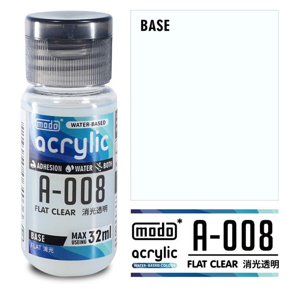 【鋼普拉】現貨 modo 摩多 水性漆 Acrylic 基本色系列 摩多水漆 模型噴漆 32ML 水漆  A-001 正白色 A-002 正黑色 A-003 正紅色 A-007 透明色 A-008 消光透明 A-061 機甲白 A-064 深灰(淺骨架灰) A-103 淺螢紅 A-104 淺螢藍 【鋼普拉】現貨 modo 摩多 水性漆 Acrylic 基本色系列 摩多水漆 模型噴漆 32ML 水漆  A-001 正白色 A-002 正黑色 A-003 正紅色 A-007 透明色 A-008 消光透明 A-061 機甲白 A-064 深灰(淺骨架灰) A-103 淺螢紅 A-104 淺螢藍