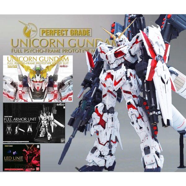 【鋼普拉】現貨 BANDAI《機動戰士鋼彈UC》PG 1/60 RX-0 UNICORN GUNDAM 01 + FULL ARMOR UNIT + LED UNIT 獨角獸鋼彈1號機 + FA 全武裝配件 + LED UNIT 燈組 【鋼普拉】BANDAI《機動戰士鋼彈UC》PG 1/60 RX-0 UNICORN GUNDAM 01 + FULL ARMOR UNIT + LED UNIT 獨角獸鋼彈1號機 + FA 全武裝配件 + LED UNIT 燈組