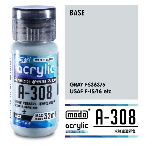 【鋼普拉】現貨 modo 摩多 水性漆 Acrylic 基本色系列 摩多水漆 模型噴漆 32ML 水漆 A-105 玉米黃 A-216 機娘膚色 A-305 空軍迷彩灰 A-306 空軍迷彩灰 A-307 空軍迷彩灰 A-308 空軍迷彩灰 A-315 空軍迷彩灰 A-334 空軍迷彩灰 【鋼普拉】現貨 modo 摩多 水性漆 Acrylic 基本色系列 摩多水漆 模型噴漆 32ML 水漆 A-105 玉米黃 A-216 機娘膚色 A-305 空軍迷彩灰 A-306 空軍迷彩灰 A-307 空軍迷彩灰 A-308 空軍迷彩灰 A-315 空軍迷彩灰 A-334 空軍迷彩灰