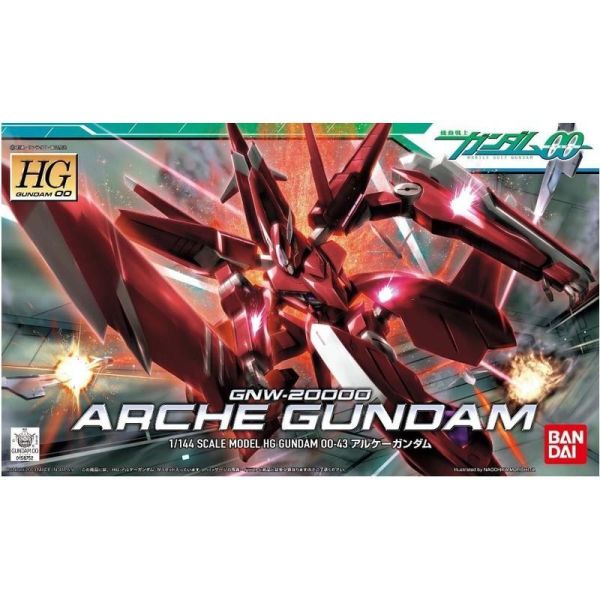 【鋼普拉】現貨 BANDAI 鋼彈 HG00 #43 GNW-20000 ARCHE GUNDAM 權天使 最終決戰仕樣 【鋼普拉】現貨 BANDAI 鋼彈 HG00 #43 GNW-20000 ARCHE GUNDAM 權天使 最終決戰仕樣