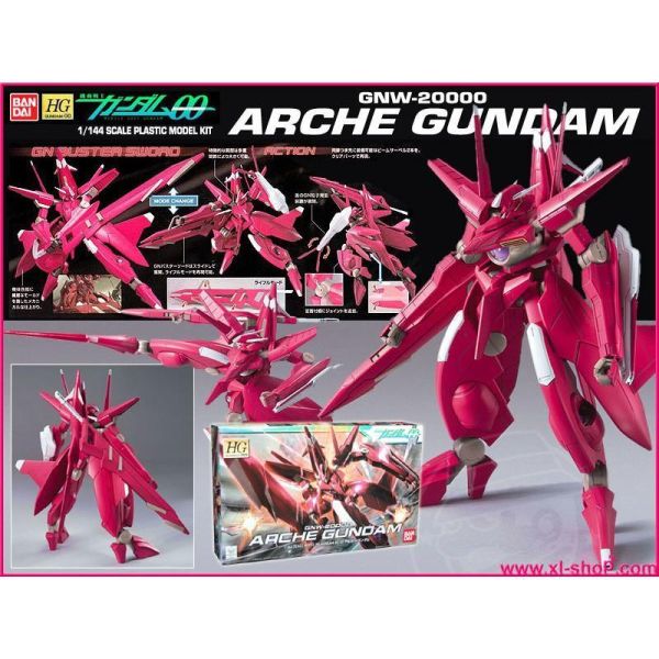 【鋼普拉】現貨 BANDAI 鋼彈 HG00 #43 GNW-20000 ARCHE GUNDAM 權天使 最終決戰仕樣 【鋼普拉】現貨 BANDAI 鋼彈 HG00 #43 GNW-20000 ARCHE GUNDAM 權天使 最終決戰仕樣