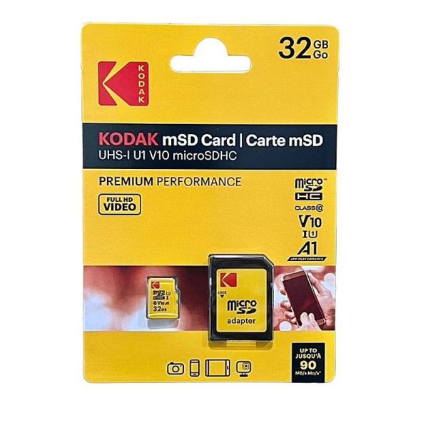 【eYe攝影】現貨 KODAK 柯達 MICRO SDXC UHS-I U1 V10 A1 32G 記憶卡 32GB 【eYe攝影】現貨 KODAK 柯達 MICRO SDXC UHS-I U1 V10 A1 32G 記憶卡 32GB