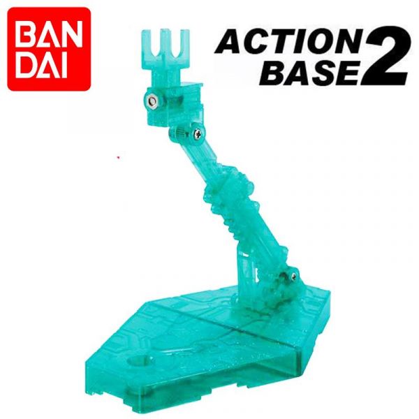 【鋼普拉】BANDAI 鋼彈模型 RG HG SD 1/144 ACTION BASE 2 展示台 展示架 支架 【鋼普拉】BANDAI 鋼彈模型 RG HG SD 1/144 ACTION BASE 2 展示台 展示架 透明綠色支架