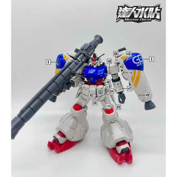 【鋼普拉】現貨 大林水貼 螢光水貼 HGUC 1/144 #066 RX-78GP02A GP02A 鋼彈試作2號機 【鋼普拉】現貨 大林水貼 螢光水貼 HGUC 1/144 #066 RX-78GP02A GP02A 鋼彈試作2號機