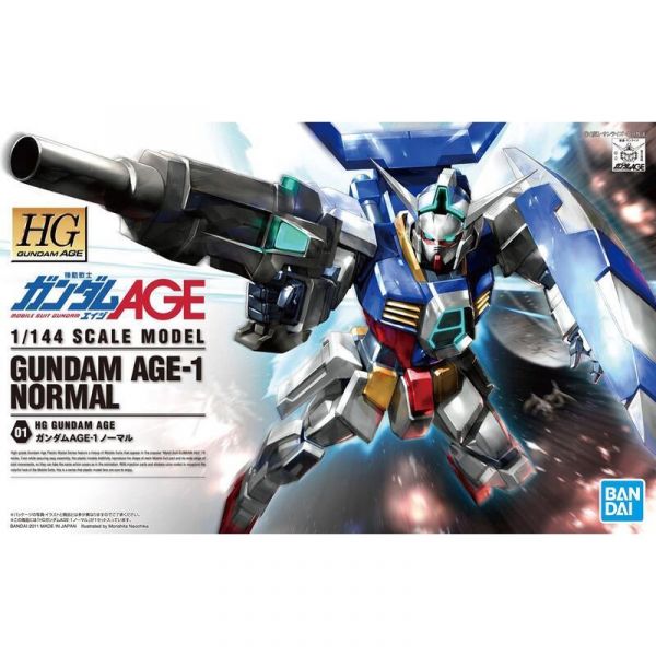 【鋼普拉】現貨 BANDAI《機動戰士鋼彈AGE》HG 1/144 #01 AGE-1 GUNDAM AGE-1 NORMAL 基本型鋼彈 【鋼普拉】BANDAI《機動戰士鋼彈AGE》HG 1/144 #01 AGE-1 GUNDAM AGE-1 NORMAL 基本型鋼彈