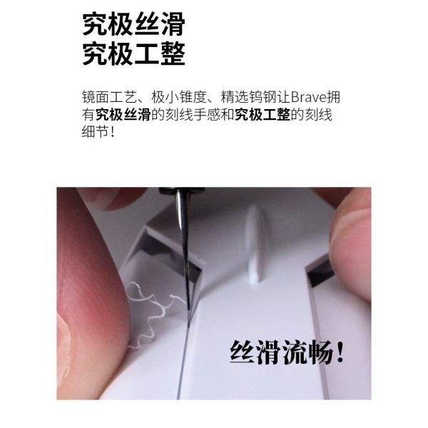 【鋼普拉】含刀柄+刀片 RAY 模型工具 Brave 推刀 刻線刀 鎢鋼刀 改造 細節加深 刻線加深 防滾設計 【鋼普拉】含刀柄+刀片 RAY 模型工具 Brave 推刀 刻線刀 鎢鋼刀 改造 細節加深 刻線加深 防滾設計