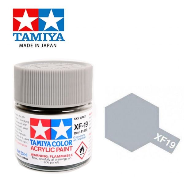 【鋼普拉】現貨 田宫模型漆 TAMIYA 81719 XF-19 XF19 模型專用 水性壓克力漆 消光天空灰 10ml 【鋼普拉】現貨 田宫模型漆 TAMIYA 81719 XF-19 XF19 模型專用 水性壓克力漆 消光天空灰 10ml