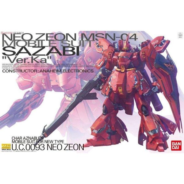 【鋼普拉】現貨 BANDAI《機動戰士鋼彈：逆襲的夏亞》 MG 1/100 MSN-04 SAZABI Ver. Ka 夏亞專用 沙薩比 紅色慧星 【鋼普拉】BANDAI《機動戰士鋼彈：逆襲的夏亞》 MG 1/100 MSN-04 SAZABI Ver. Ka 夏亞專用 沙薩比 紅色慧星
