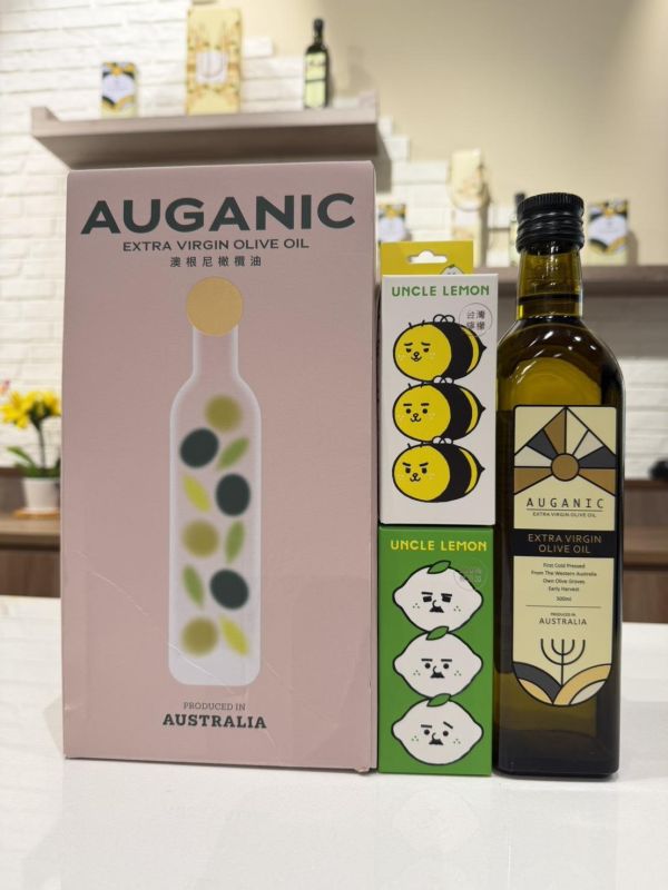 檸檬大叔 X澳根尼橄欖油 禮盒組 澳根尼橄欖油,檸檬汁,檸檬大叔,橄欖油,橄欖油檸檬汁