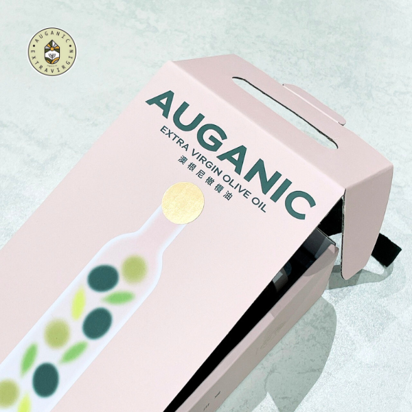 【2025】澳根尼禮盒【500ML橄欖油*1瓶+柚肉果醋*1罐】 橄欖油,澳根尼橄欖油,AUGANIC,冷壓初榨橄欖油