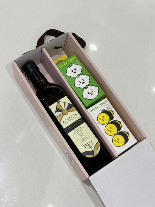 檸檬大叔 X澳根尼橄欖油 禮盒組 澳根尼橄欖油,檸檬汁,檸檬大叔,橄欖油,橄欖油檸檬汁