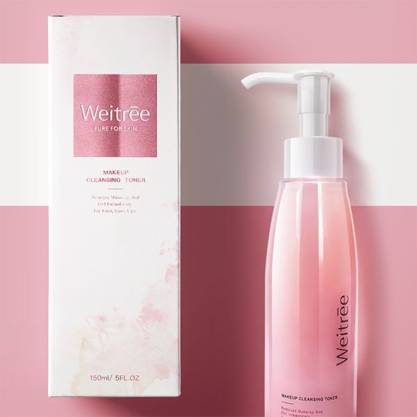 『品牌限定組 買1送1』 櫻花嫩白卸妝露 150mL 贈 櫻花嫩白卸妝露 30mL Weitree淨透卸妝限定優惠組 深層淨透卸妝露 小粉瓶  清爽保濕 保濕乳精華