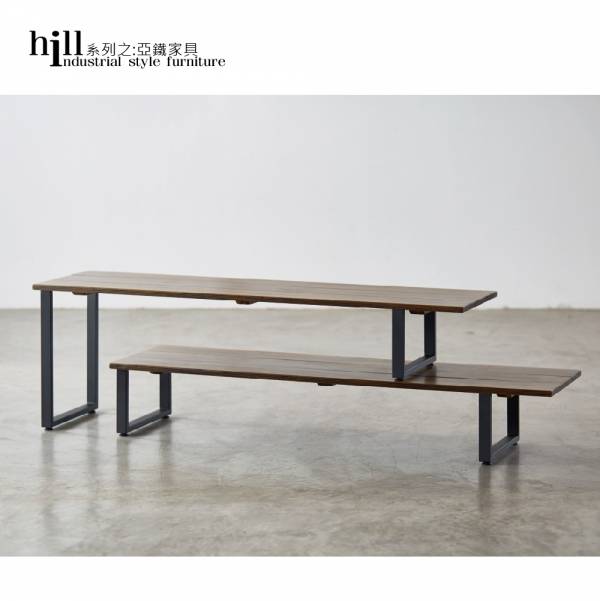 HILL工業風系列-雙層電視櫃 工業風 實木家具