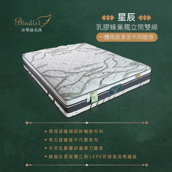 【Bindisi冰蒂絲床墊】星辰(3.5尺/5尺/6尺) 獨立筒床墊推薦PTT
獨立筒床墊